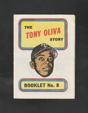1970 Topps The Tony Oliva Story Booklet ~ Nice!  ~ Twins ~~ New Hall of Famer!  