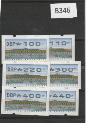 BRD ATM 2.2.1 - VS4 Druck ''fett'' 1993 Werte 100/440 Pfennig postfrisch **   B346