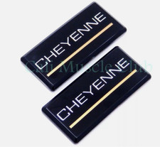 88-98 Cheyenne 2 piezas techo pilar cabina emblema insignia placa de identificación lateral NUEVO