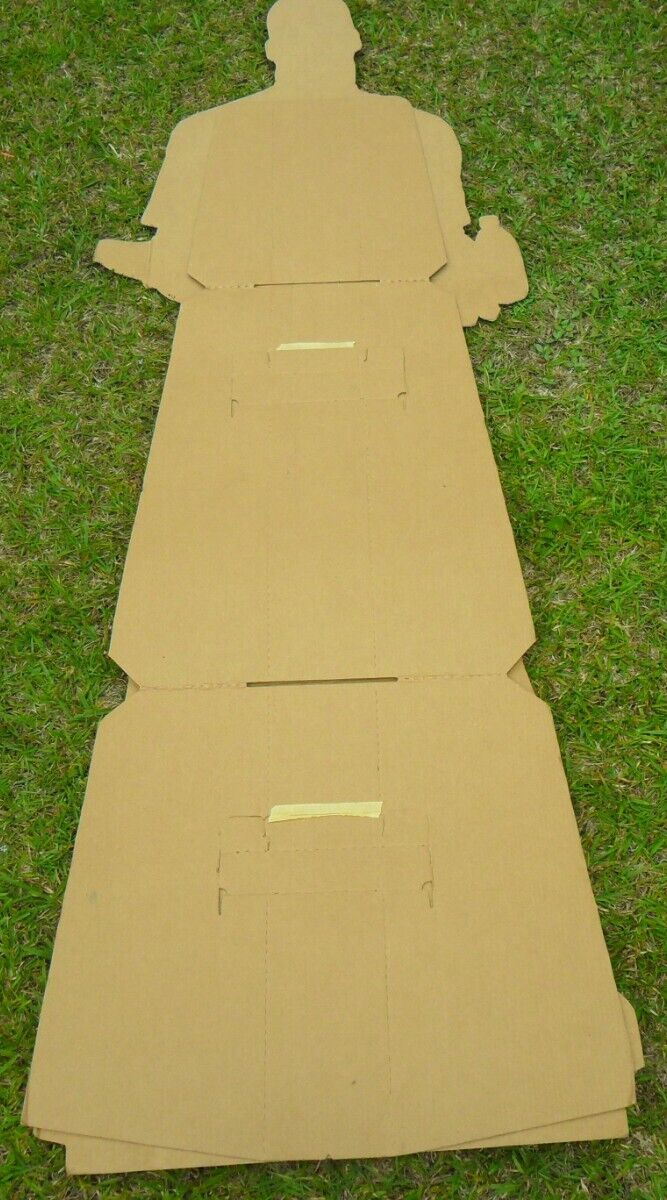 Vintage Shaquille Oneal Cardboard StandUp Cutout LifeSize Rare w