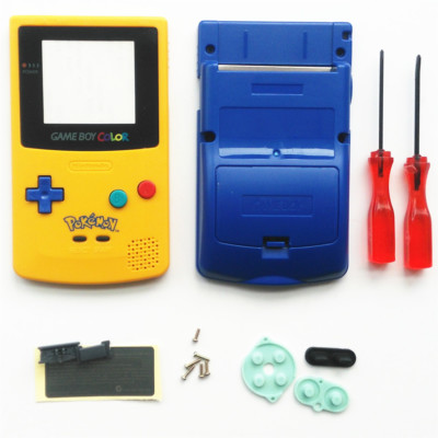 Austausch Ersatz Housing Shell Case for Game Boy color GBC -Yellow and Blue