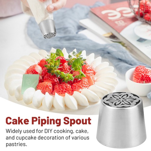 Cake Tips Nozzle Tools Baking Tools Russian Flower Icing Piping Decor Topper - Bild 3 von 14