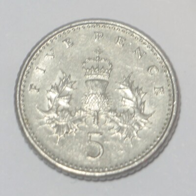エリザべス女王5ペンス 1991 5 Pence Elizabeth II Great Britain coin | eBay