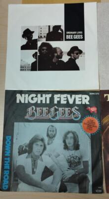 Singles Bundle 37: 4 x Bee Gees Night Fever Disco Kult Pop Paket Sammlung  7''