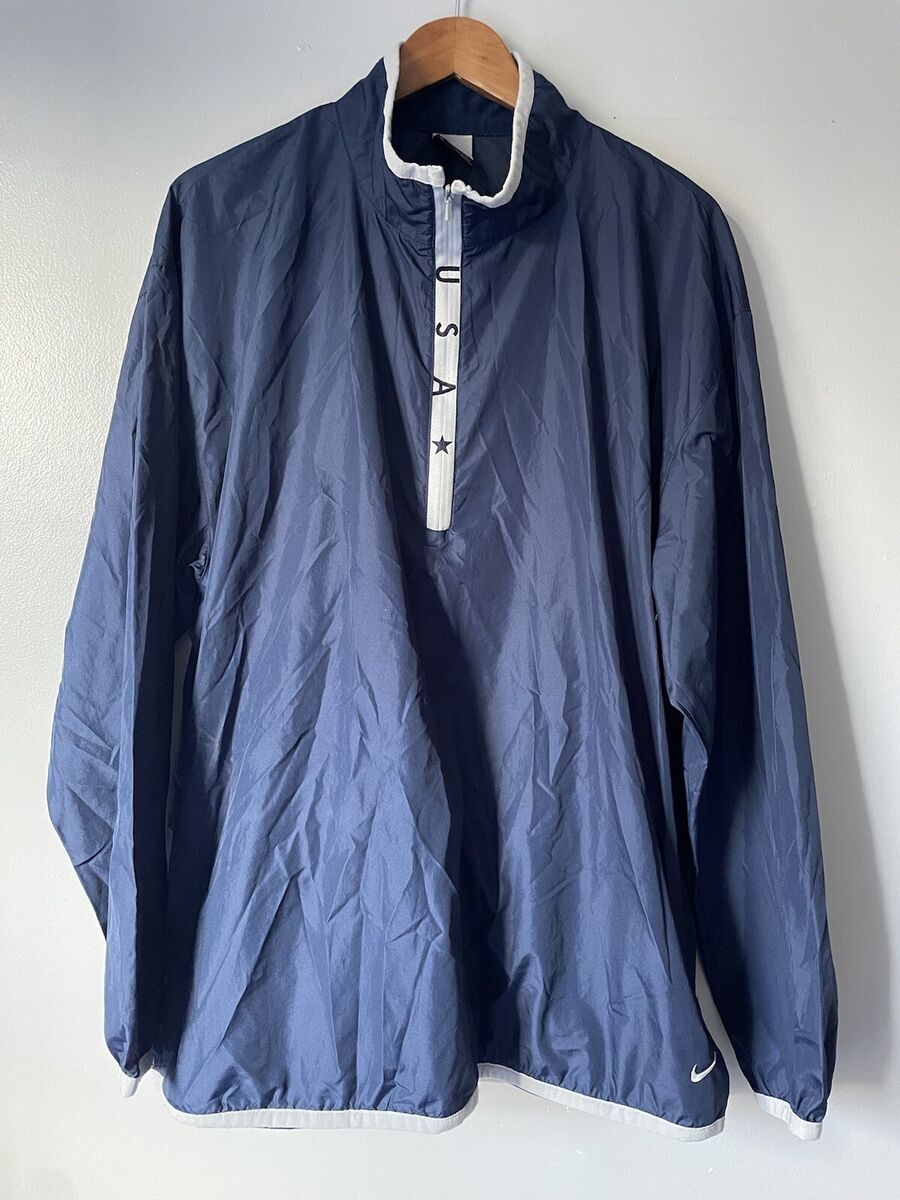 Vintage Y2K USA Nike Tennis Windbreaker Jacket Quarter Zip Vintage Y2K USA Nike Tennis Windbreaker Jacket Quarter Zip