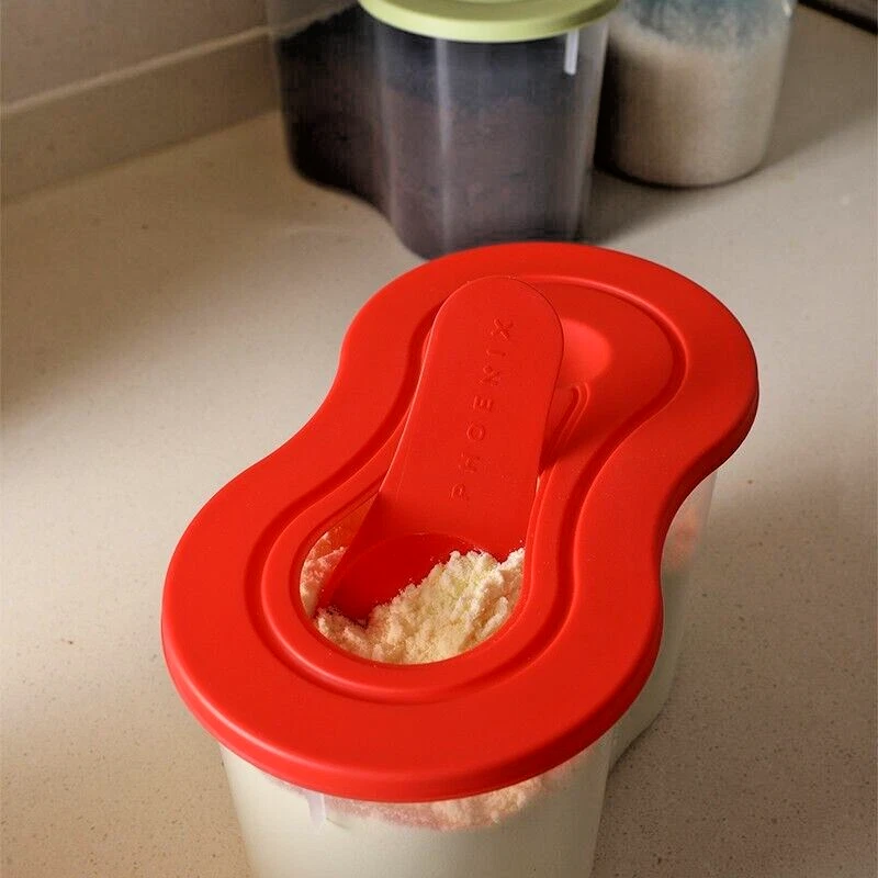 1kg Loop Airtight Plastic Food Container – Durable Storage for Spices & Dry Good