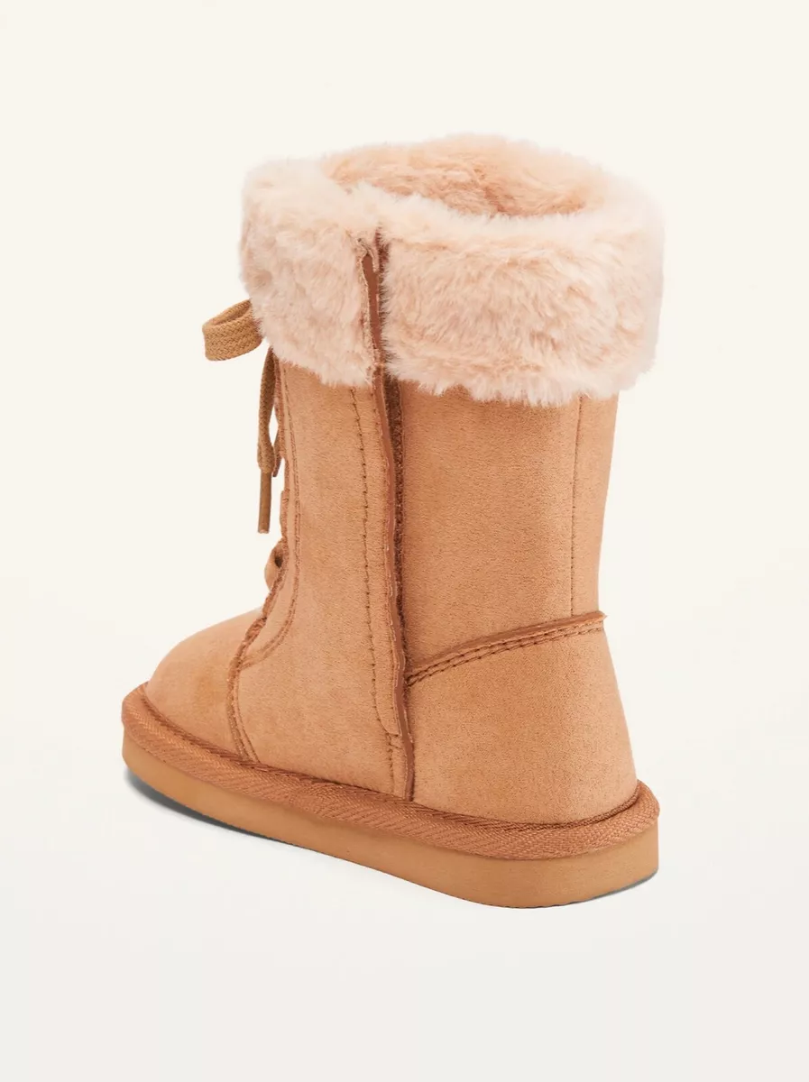 Old navy shop fur boots