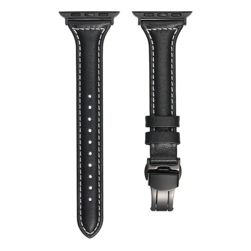 Slim Women Leather Band Strap for Apple Watch 9 8 7 6 5 Ultra 2 40/44/41/45/49mm - Picture 25 of 51