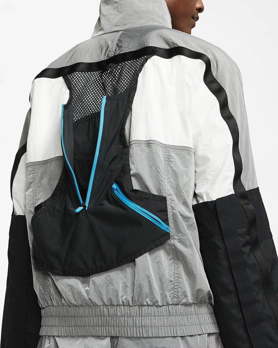 Nike Mens NRG ISPA Jacket Full Zip CD6368-012 Gray-Blue-Size Nike Mens NRG ISPA Jacket Full Zip CD6368-012 Gray-Blue-Size