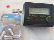 Satellite Analog Signal Finder(Eyesat) ,meter with ends for cable