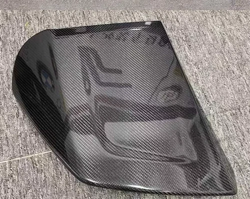 For Audi Q8 SQ8 2019-2023 Real Carbon Fiber Rear Trunk Wing Roof Spoiler Trim  - Picture 3 of 5
