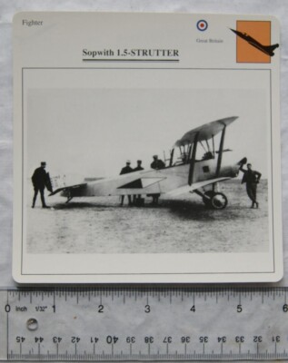 Sopwith 1.5 - Strutter - GB - Fighter - Collectors Club Card