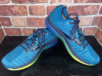 Brooks Bedlam Men’s Size 14 1103081D479 ‘Navy Blue/Green’ Running Shoes 
