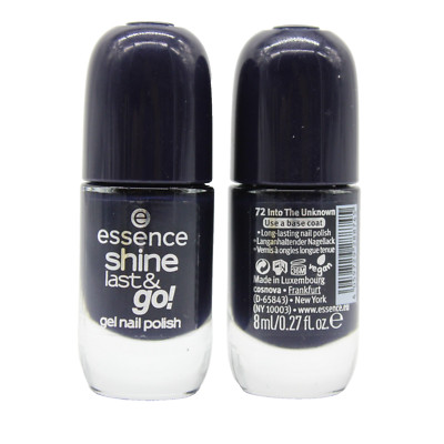 3x Essence SHINE LAST & GO! Gel Nail Polish Nagellack 72 Into The Unknown 8ml