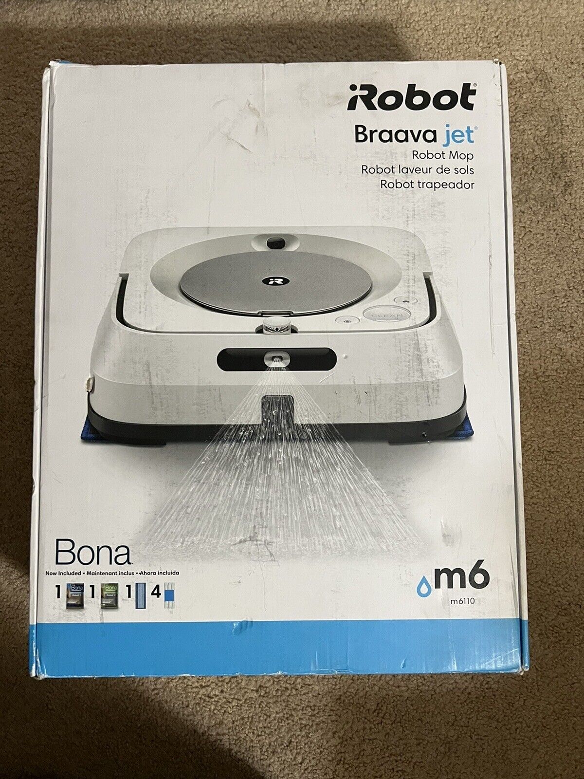 iRobot Braava Jet M6 (6110) Wi-Fi Connected Robot Mop for sale