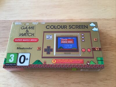 Nintendo Spiel & Uhr: Super Mario Bros 35th Anniversary Edition brandneu UK