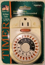 Vintage Plugin Timer Ingraham Automatic Heavy...