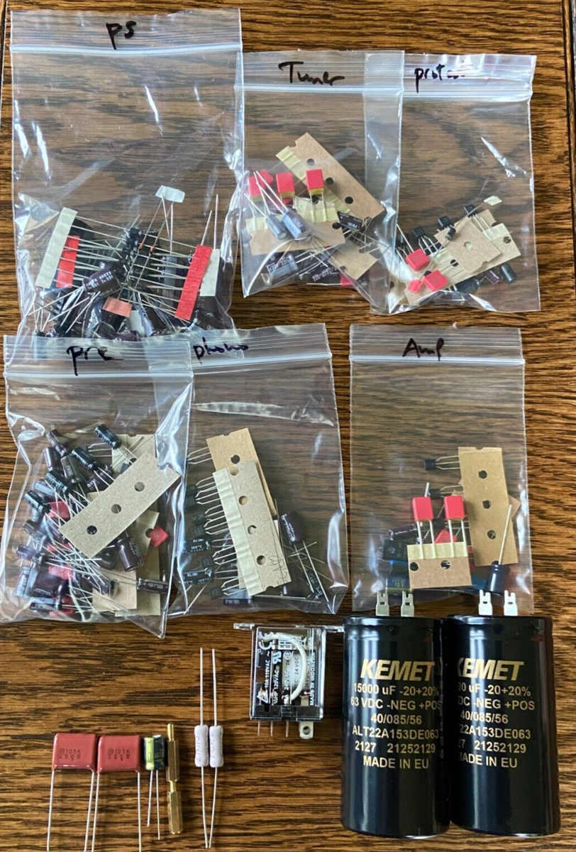 Pioneer SX-939 Complete Rebuild Kit High-Quality Receiver Recap