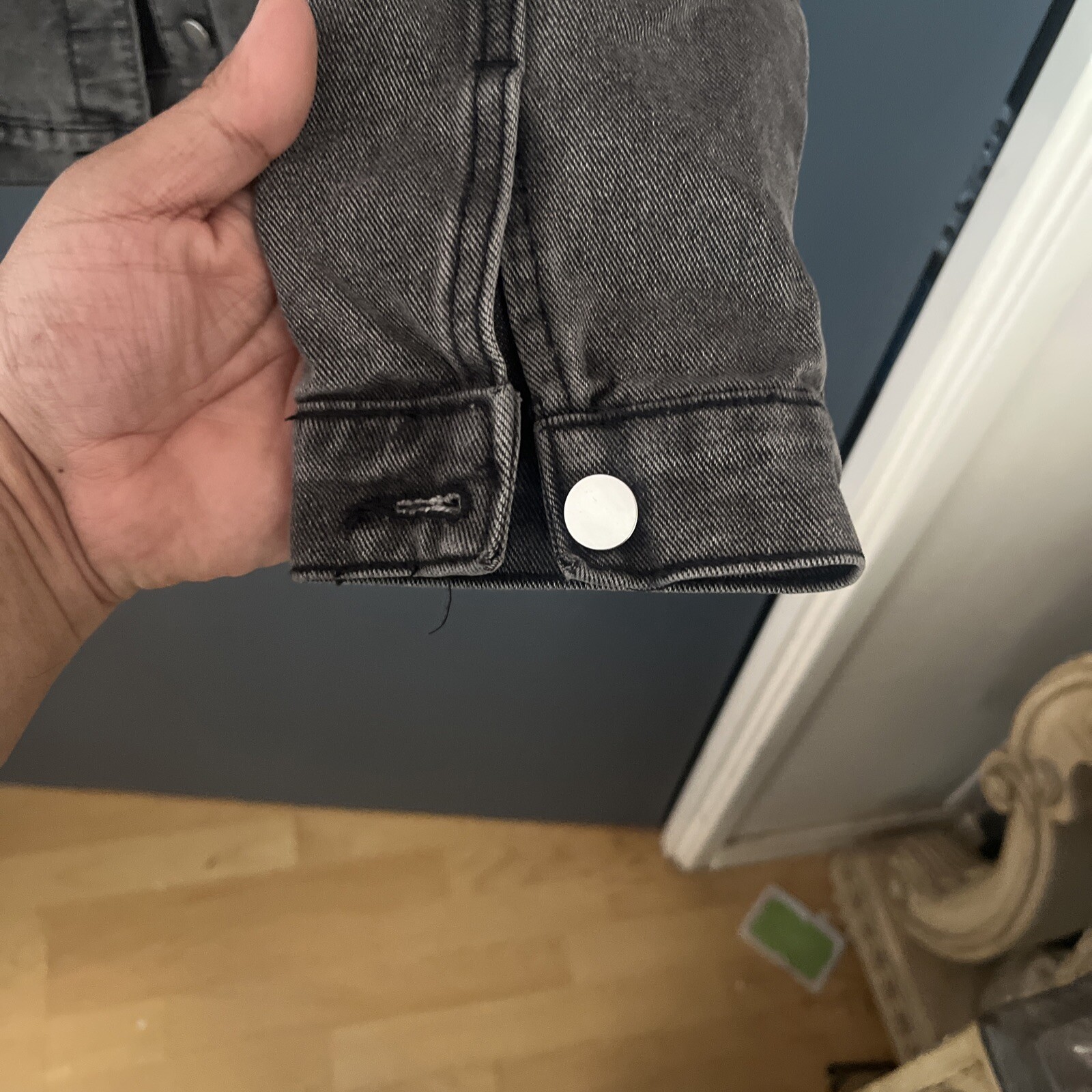 Black Denim Jacket - image 11