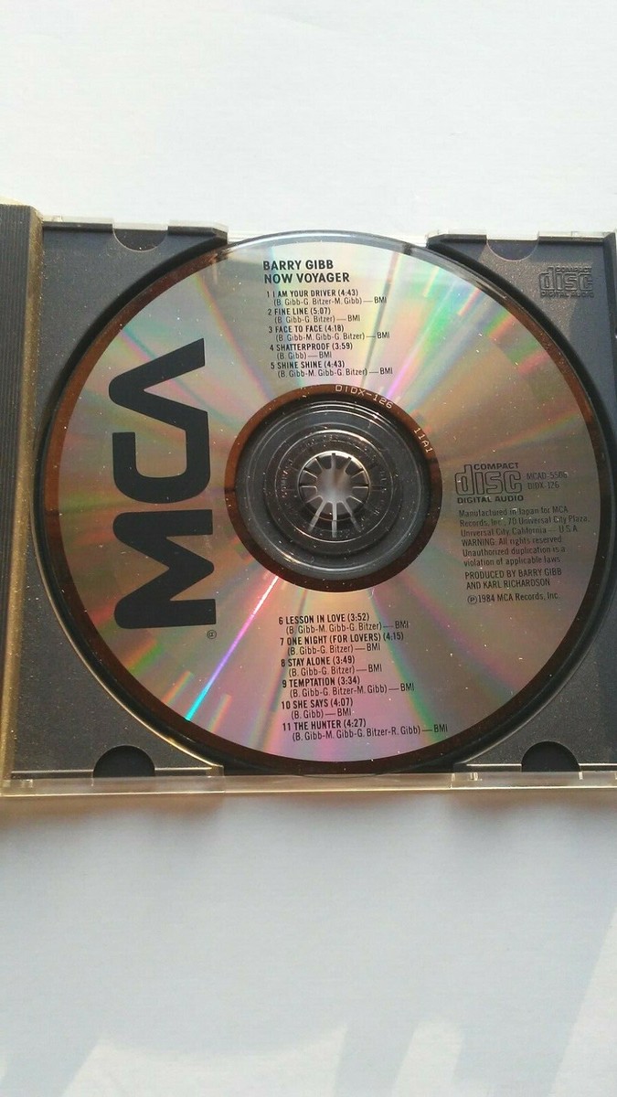 激レアCD　バリー・ギブ / ナウ・ヴォイジャー BARRY GIBB Now Voyager JAPAN LD LASERDISC SM068-0047 The Bee