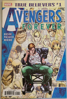 Marvel Comics TRUE BELIEVERS AVENGERS FOREVER #1 (Jun 2019) Kurt Busiek Pacheco