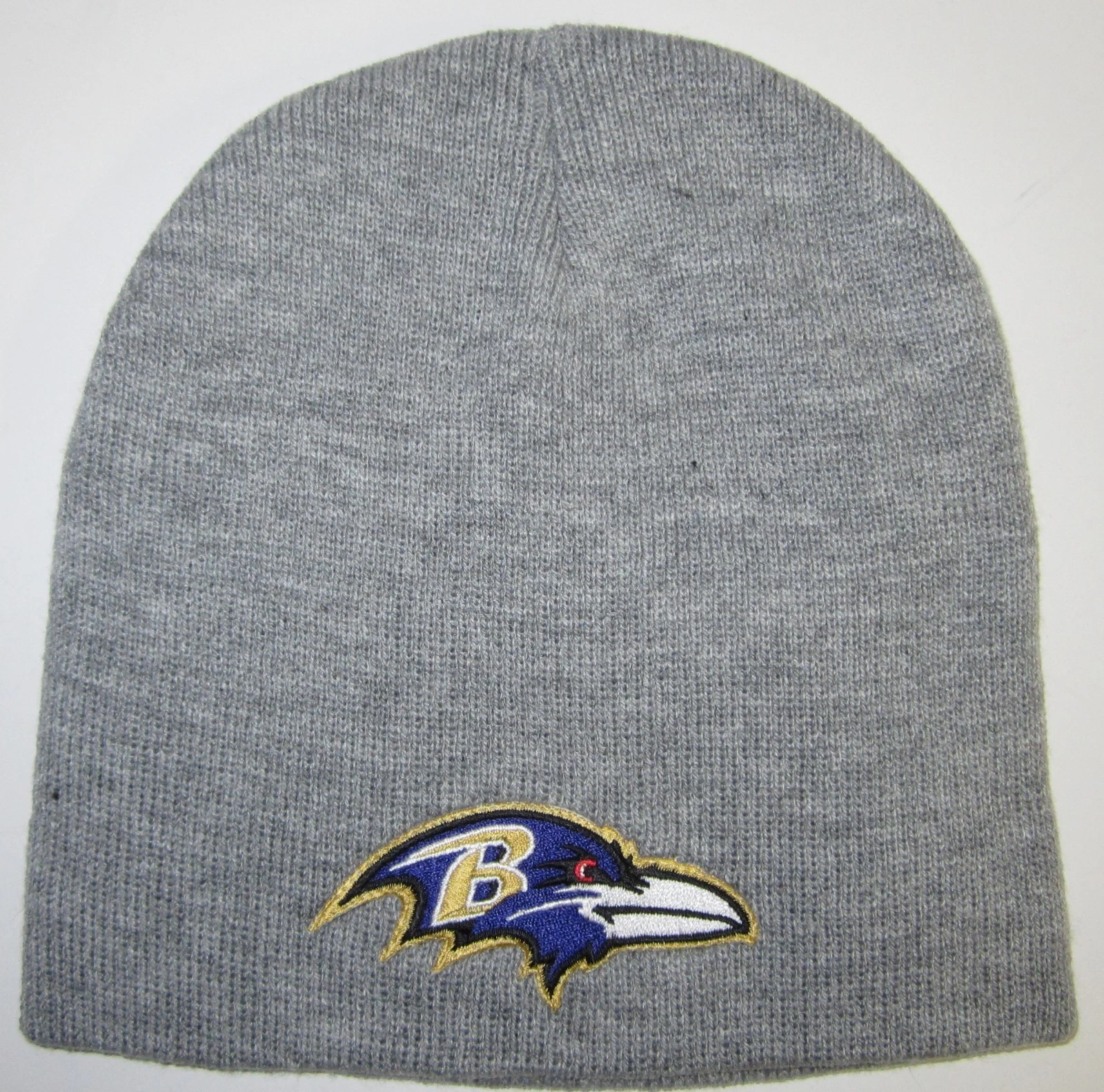 Baltimore Football Raveens Beanie Knit Hat CLASSIC football PATCH/LOGO
