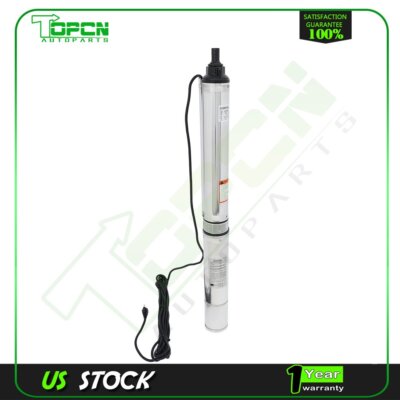 2HP Deep Well Pump Submersible Pump Stainless Steel Well Pump 220V 42GPM