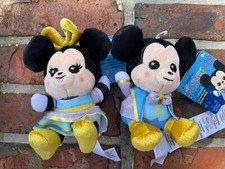 2021 Walt Disney World 50th Anniversary Wishables Plush Mickey  Minnie Set