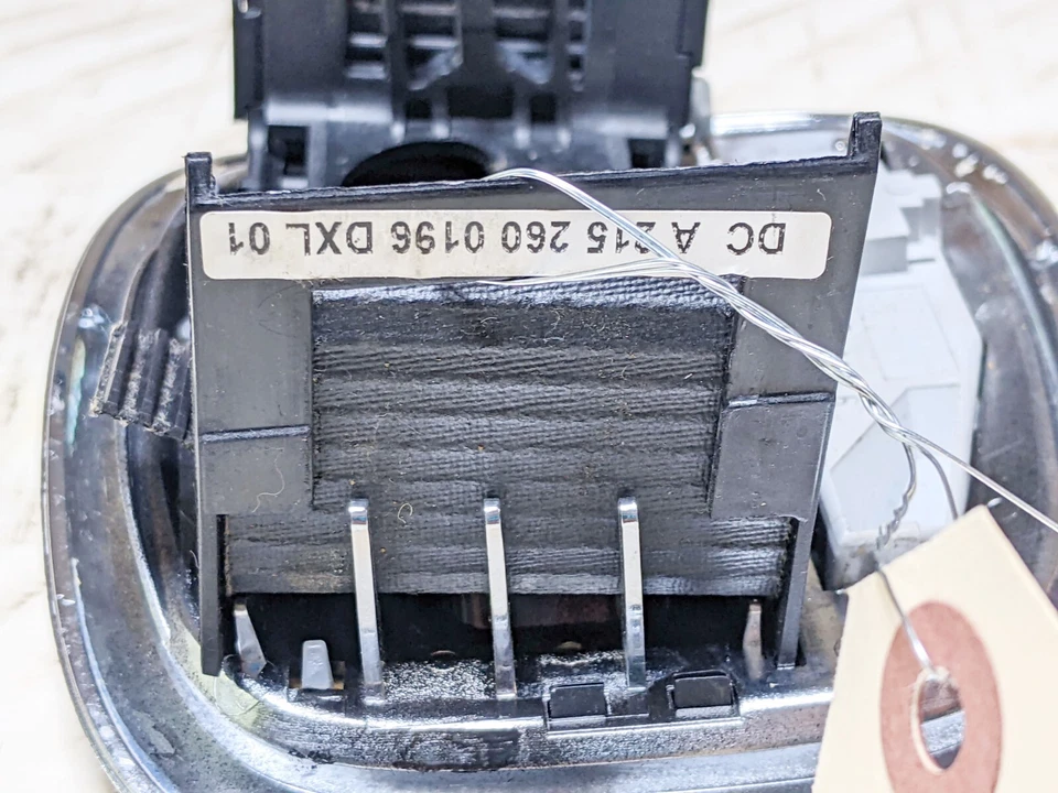 ✅ 00-06 Mercedes W215 CL600 consola central cambio bisel moldura OEM Foto 2 de 4