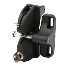 D D Black Two-Sided Key-Lockable General Purpose Gate Latch