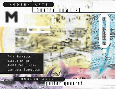 MODERN ARTS GUITAR QUARTET CASSETTE ALBUM Contemporary Progressive Classical 