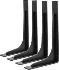 12"X 7"Shelf Bracket ,L Shelf Brackets,Max Load 300Lbs, Vertical Angle, Premium