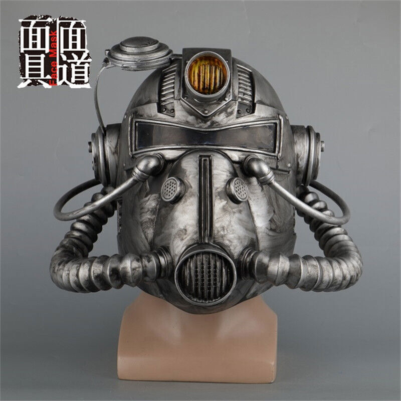 Power Armor Helmet Fallout Soldier Soft PVC Mask Replica Wearable