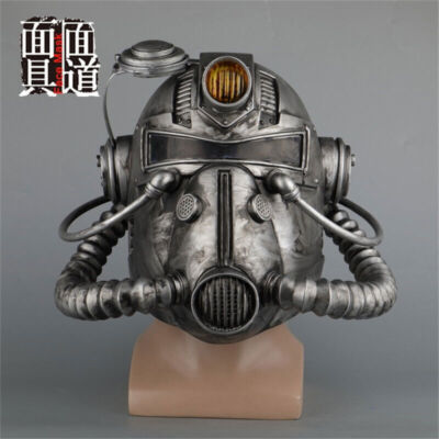 フォールアウト パワーアーマーヘルメット 被り物 マスク Power Armor Helmet Fallout Soldier Soft PVC Mask Replica Wearable