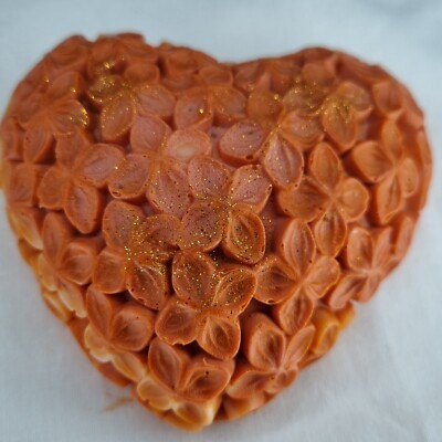 Seife Naturseife Handgemacht Duftseife Valentinstag XXL Herz Rose 