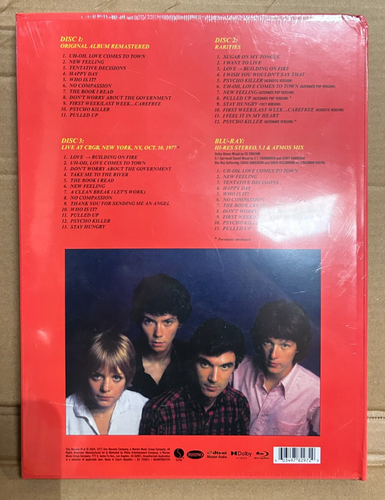 Talking Heads: 77 Limited Edition 3CD Blu Ray Book Set BRAND NEW PLZ SEE PHOTOS - Picture 5 of 7