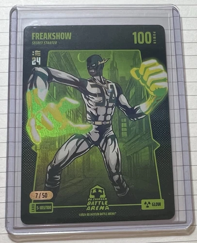 Bo Jackson Battle Arena S-103 Freakshow Secret Starter Glow 07/50 Giannis