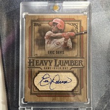 Topps 2025 Update Heavy Lumber Auto Relic HLARU-ED Eric Davis Reds