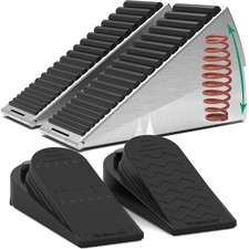 Heavy Duty Door Stopper, Stainless Steel and , Spring-Loaded Adjustable Desig...