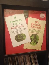 Ronald Colman A Christmas Carol / Charles Laughton Mr. Pickwick's Xmas LP  VG+