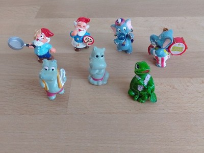   Ü-Ei Konvolut = 7 Figuren HIPPO Funny FANTEN Zwerg Törtel Sammlung Figur