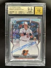 2023 BOWMAN CHROME JACKSON HOLLIDAY MOJO MEGA BOX AUTO BGS 9.5/10