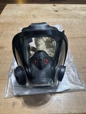 Scott AV-3000 HT Fire Fighter SCBA Mask w/ Amp Bracket SIZE: Small 5-pt net EB