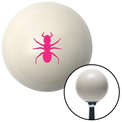 Pink Ant Ivory Shift Knob w/ M16x1.5 Insert Shifter Auto Manual Custom Brody