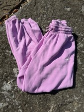 Nike Women  s High Waisted Relaxed Fit Fleece Sweatpants Joggers Pink Size S