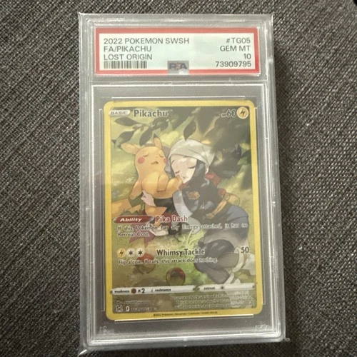 PSA 10 Pikachu TG05 2022 Pokemon Sword & Shield Lost Origin SHIPS FAST