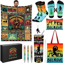 10 Pcs Bigfoot Sasquatch Gifts Set Christmas Gift Basket for Women Men Sasquatch