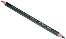 Faber Castell Bi-coloured Pencil Castell Color 873, Rouge-Bleu