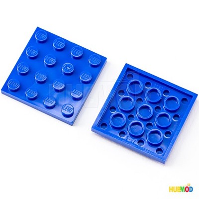 Lot of 10 Genuine LEGO Blue 4x4 Dots 3031 Flat Base Plates Brick