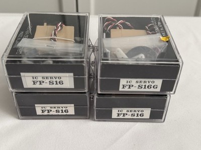 Vintage New Lot Of 4 Futaba IC FP-S16 SERVO For RC Plane Cars